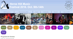 Desktop Screenshot of hernehillfestival.org