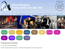 Tablet Screenshot of hernehillfestival.org